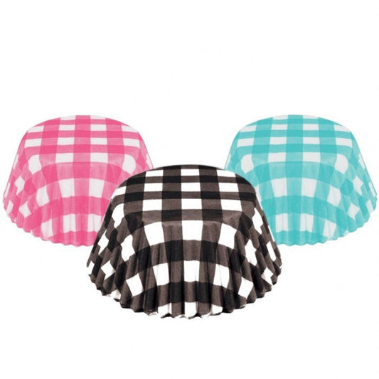 Gingham Baking Cups