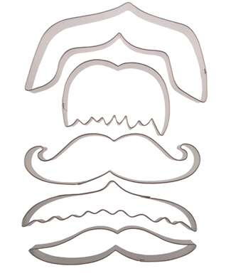 Mustache Cookie Cutter Set