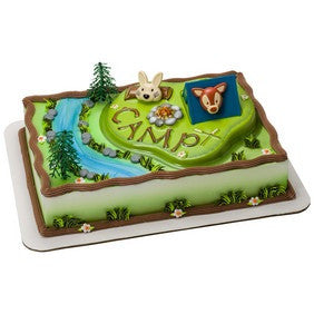 Camping Cake Topper