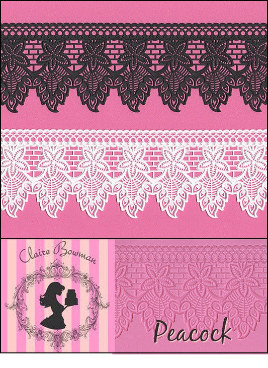 Peacock Cake Lace Mat