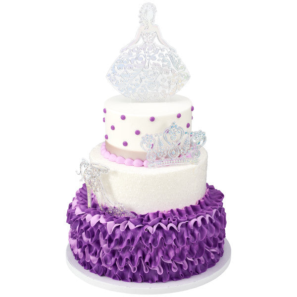 Quinceanera Cake Kit- Silver