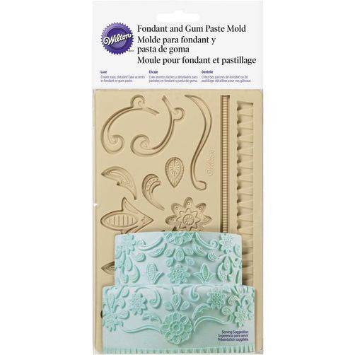 Lace Fondant and Gum Paste Silicone Mold