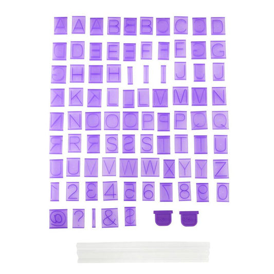 Cake Letter and Number Press Set