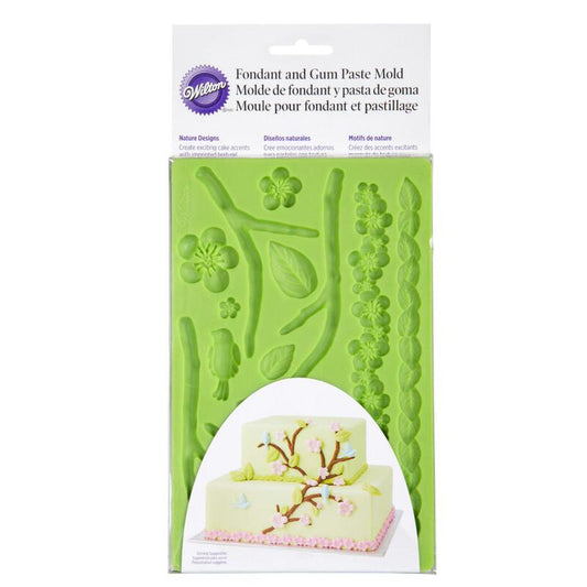 Silicone Nature Designs Fondant and Gum Paste Mold