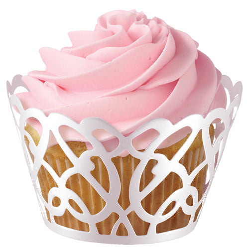 White Pearl Cupcake Wrap