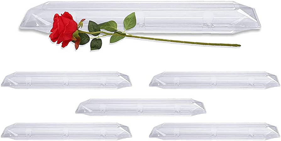 Clear Large Rose  Box