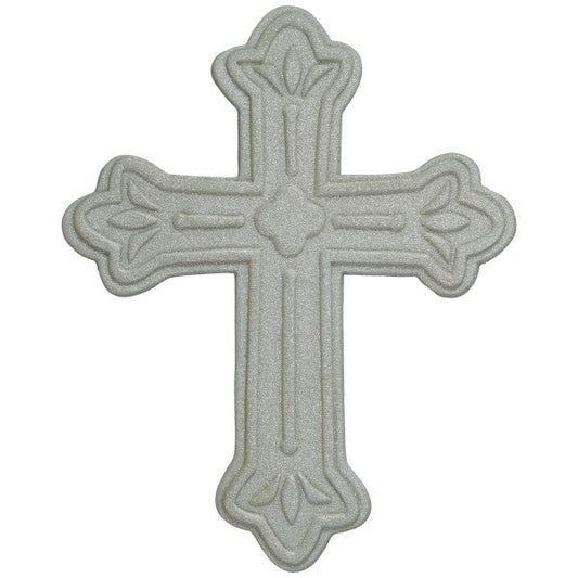 Silver Cross Gum Paste Layon