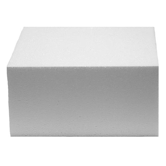 Square foam Cake Dummy 4" high/tall