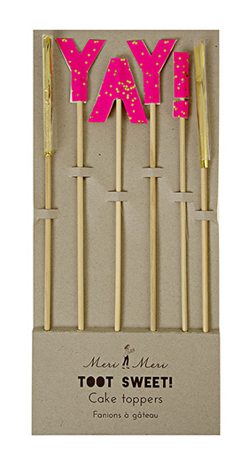 Meri Meri Yay! Cake Topper